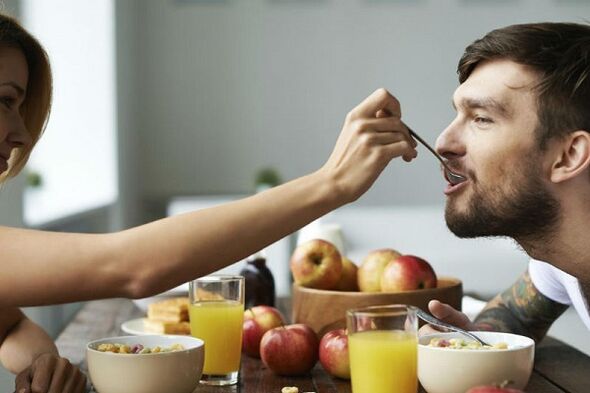 Dietary foods for men with prostatitis