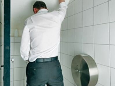 Frequent urination in men with prostatitis